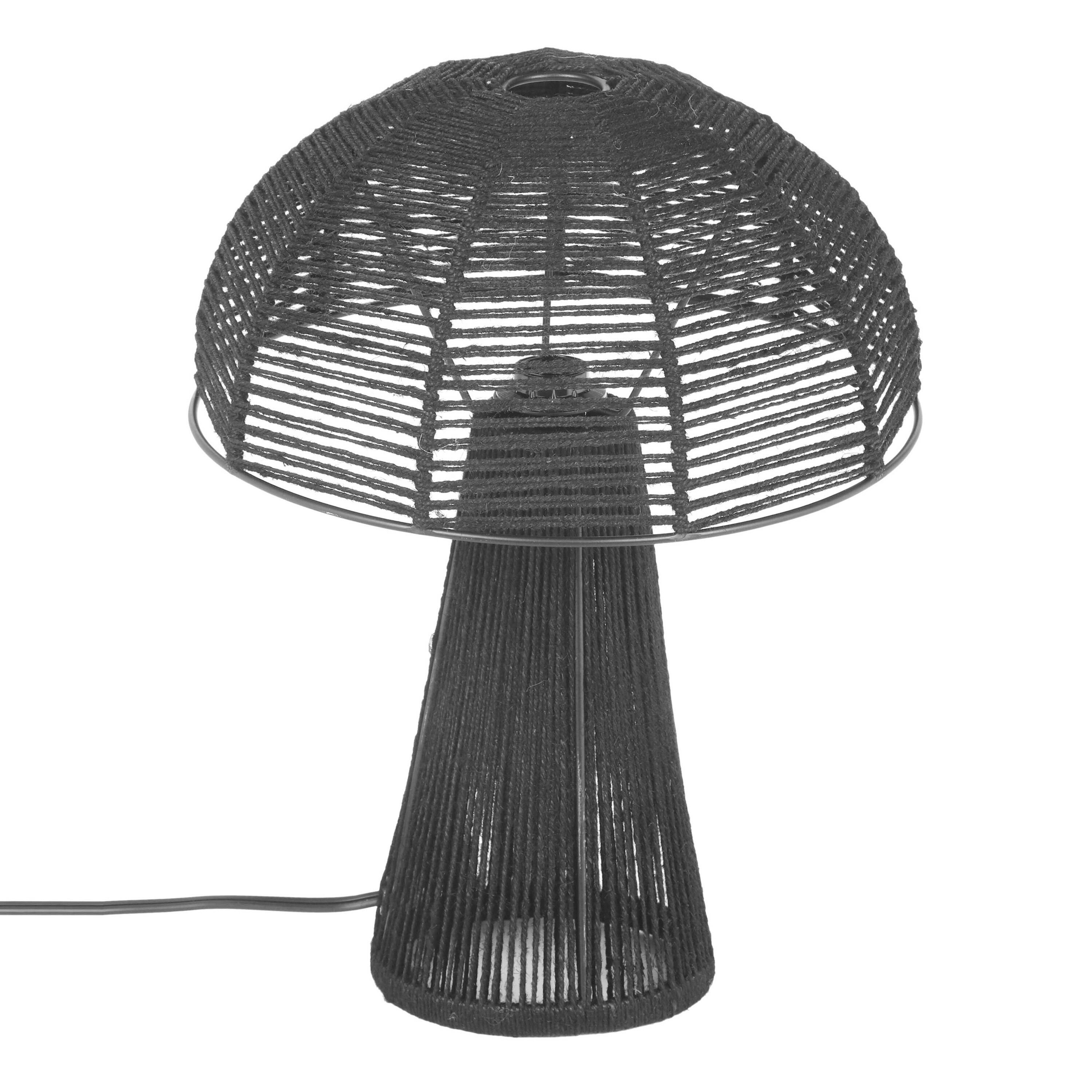 Fenna Jute Rope Dome Table Lamp image number 1