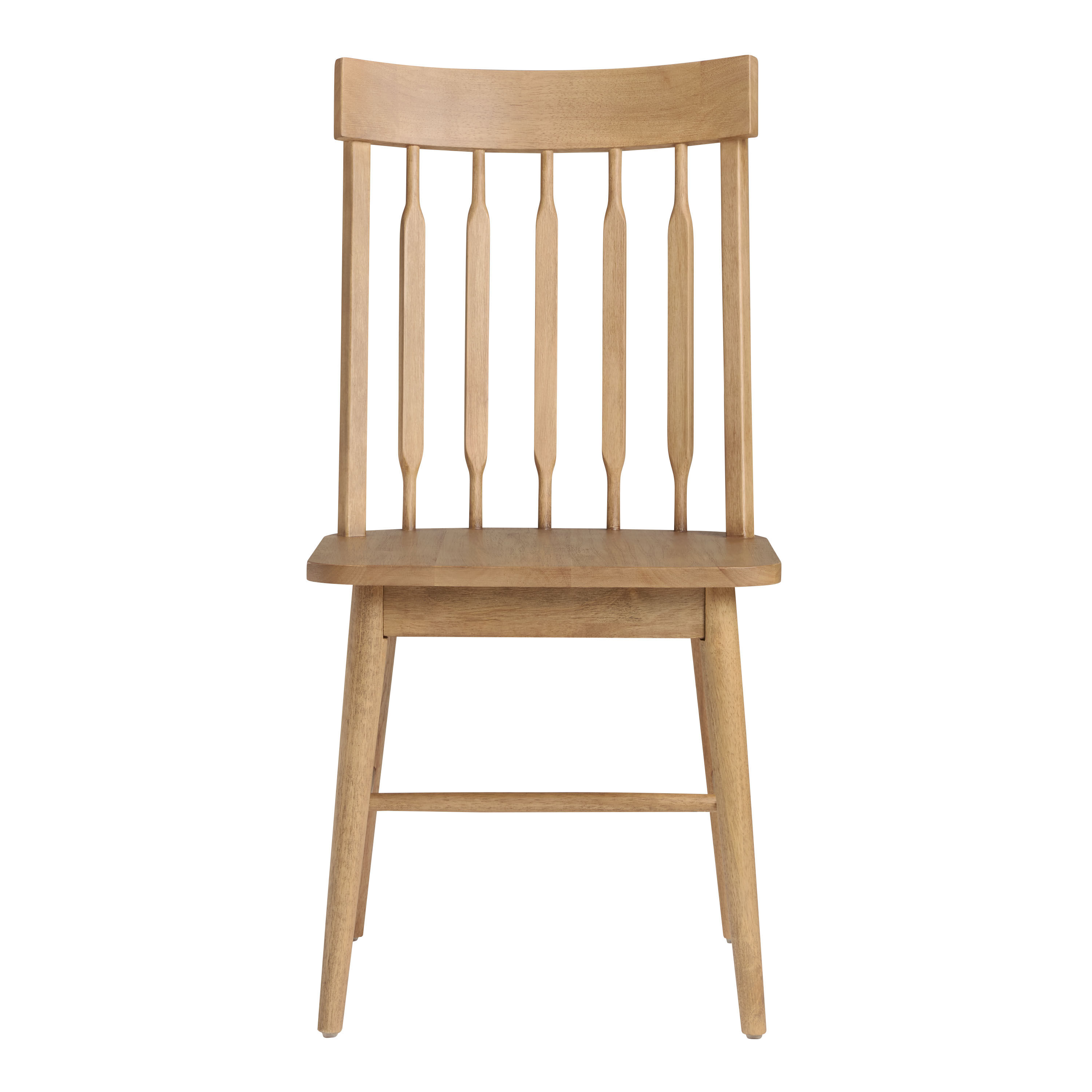 Emerson Brushed Golden Oak Farmhouse Dining Chair Set of 2 image number 2