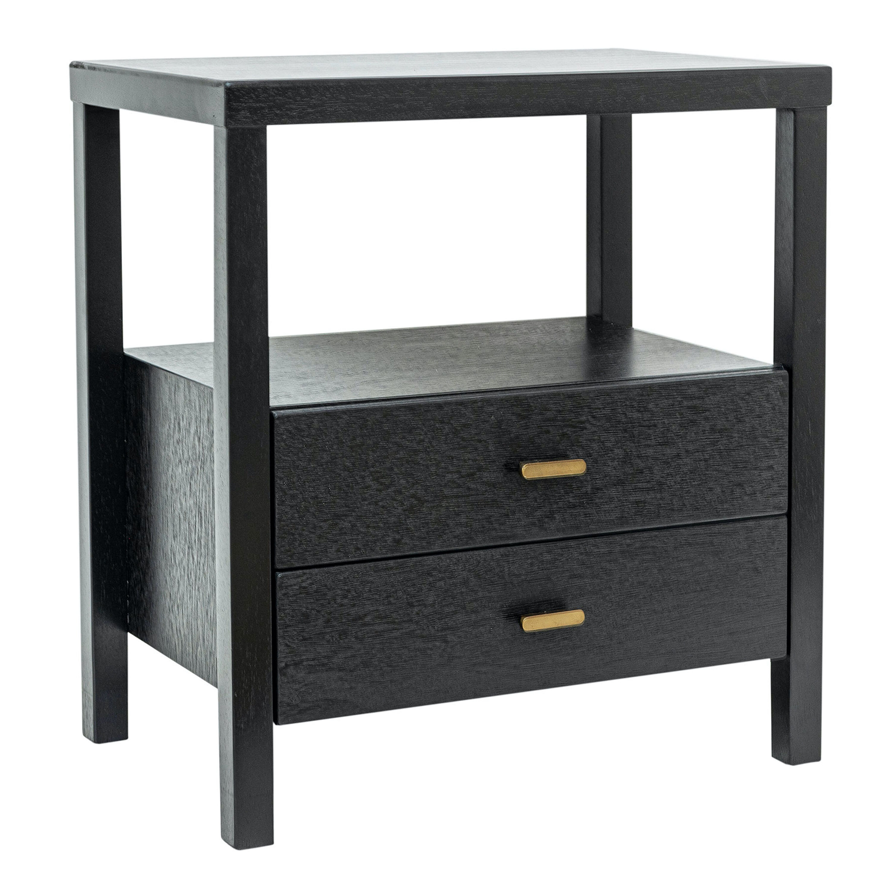 Goswell Wood Nightstand with Storage image number 0
