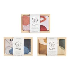 A&G Abstract Milled Bar Soap and Wood Gift Box