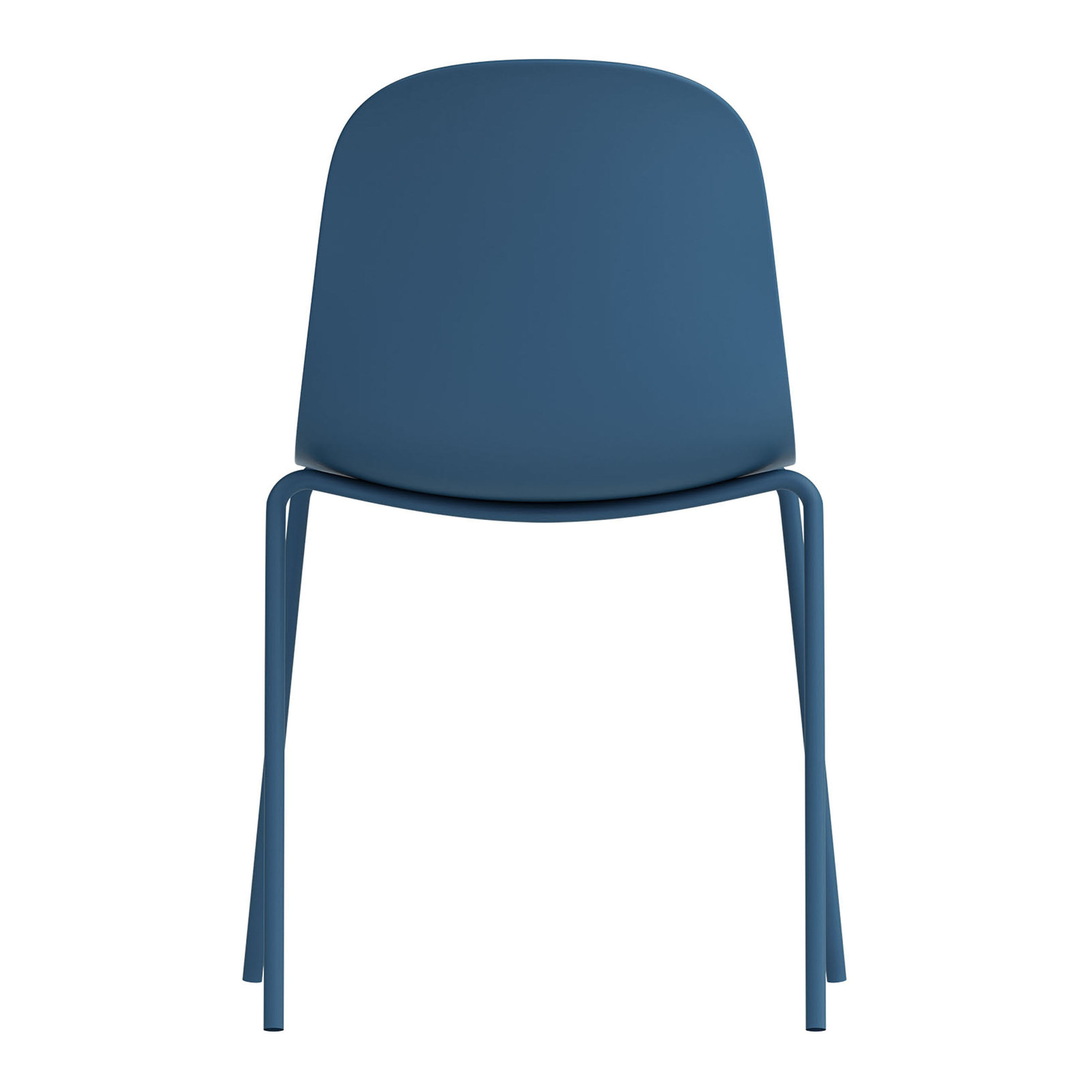 Lyle Molded Outdoor Stacking Dining Chair 4 Piece Set image number 4