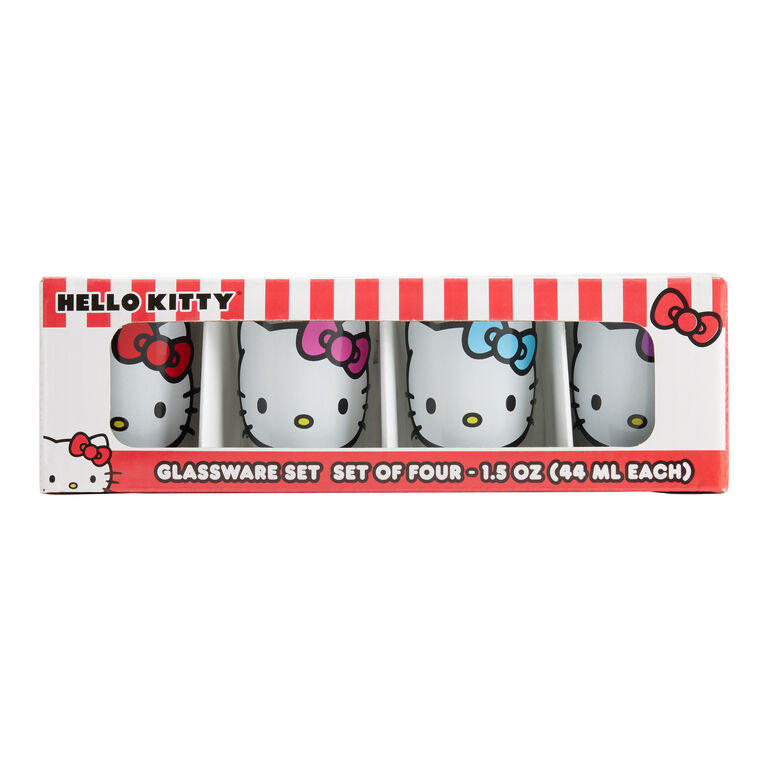 Hello Kitty Glitter Tumbler 4 Pack - World Market