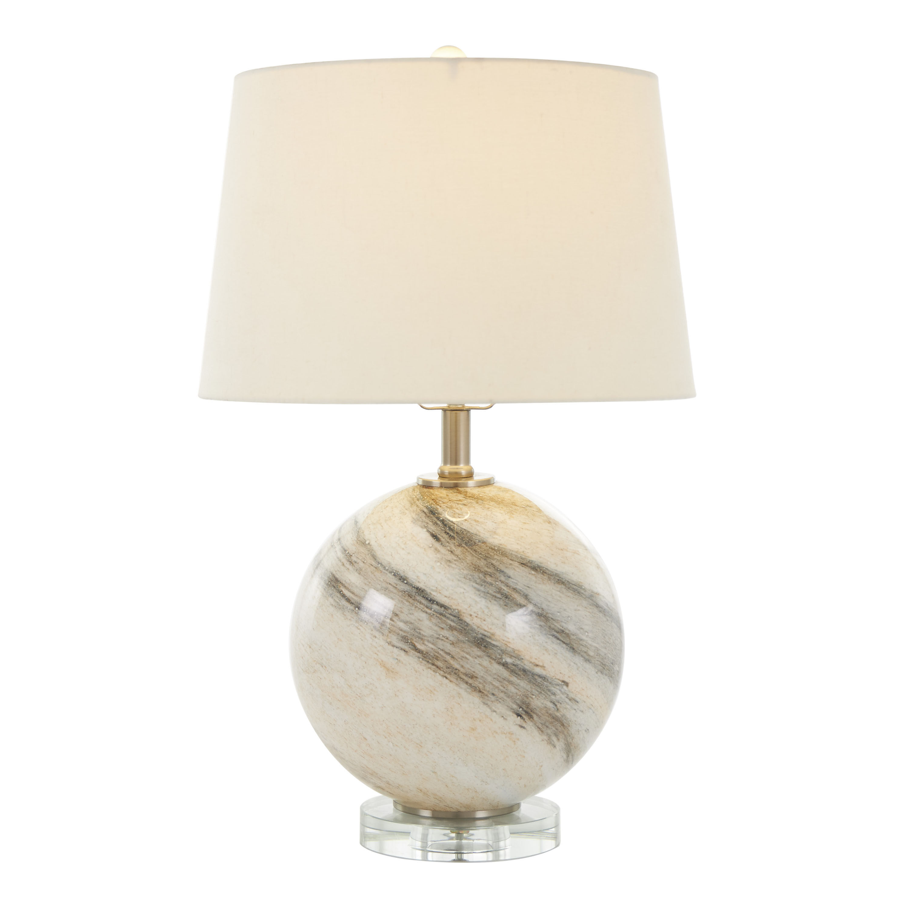 Marble glass lamp sale