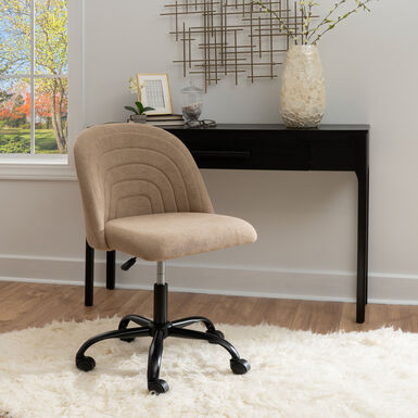 Thatcher Brushed Terry Arch Back Upholstered Office Chair Thatcher Brushed Terry Arch Back Upholstered Office Chair