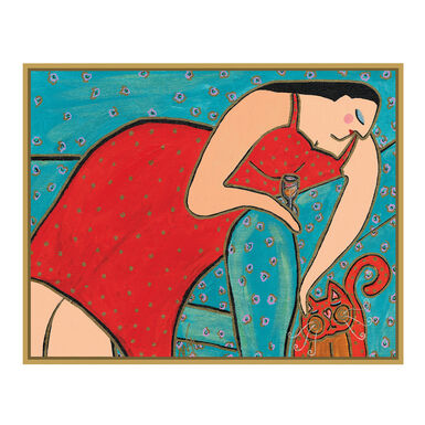 Big Diva How Was Your Day by Wyanne Framed Canvas Wall Art Big Diva How Was Your Day by Wyanne Framed Canvas Wall Art