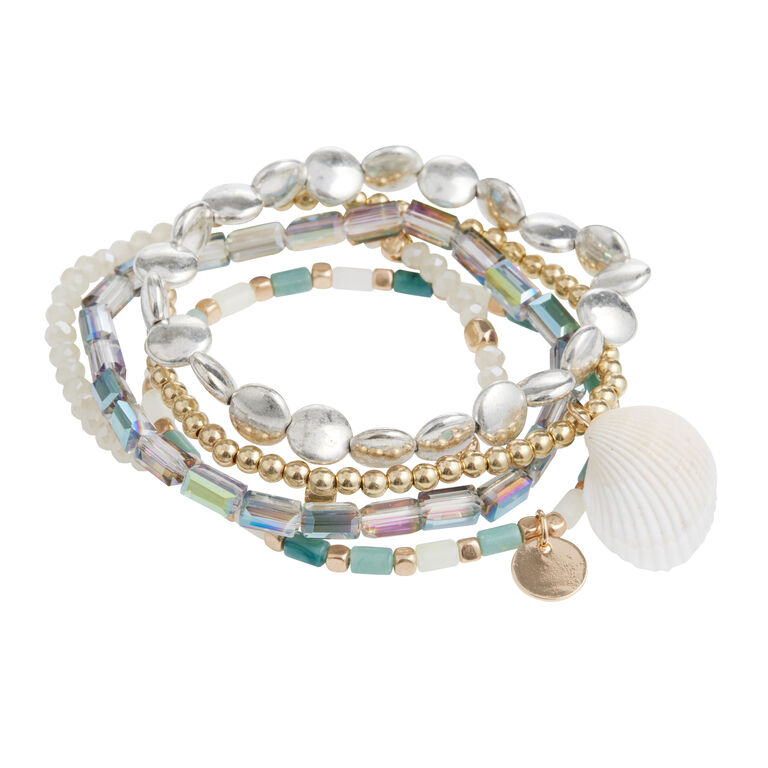 Nisha Three Strand Stretch Bracelet Nisha Three Strand Stretch Bracelet