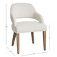 Killian Floating Cutout Back Upholstered Dining Armchair image number 5