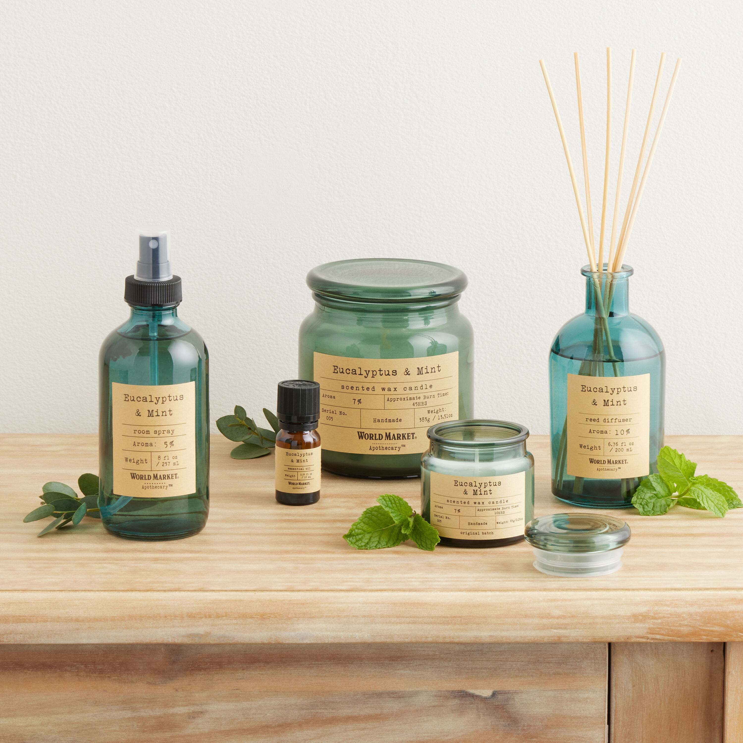 Apothecary Eucalyptus & Mint Home Fragrance Collection image number 0