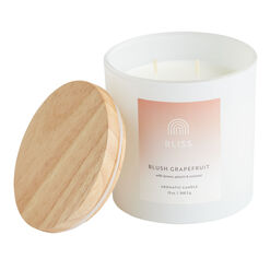 Bliss Blush Grapefruit 2 Wick Scented Candle