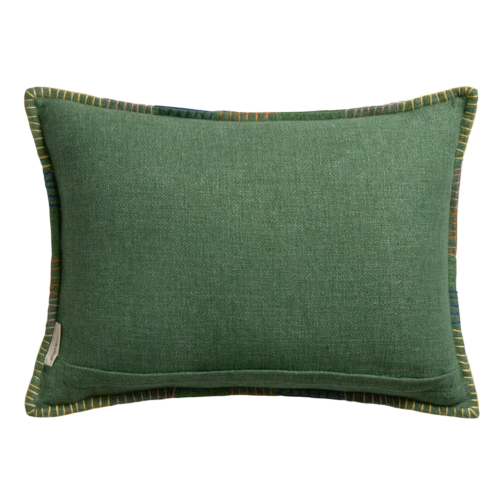 Green online lumbar pillow
