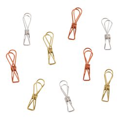 Vintage Style Wire Bag Clips 9 Count