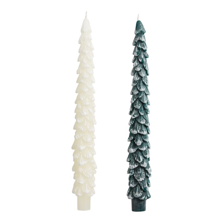 Fall Color Rope Spiral Taper Candle 2 Pack - World Market