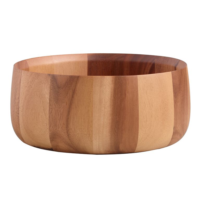 BJ's Wholesale's Large Acacia Wood Serving Bowl Set Is Selling Fast - Parade