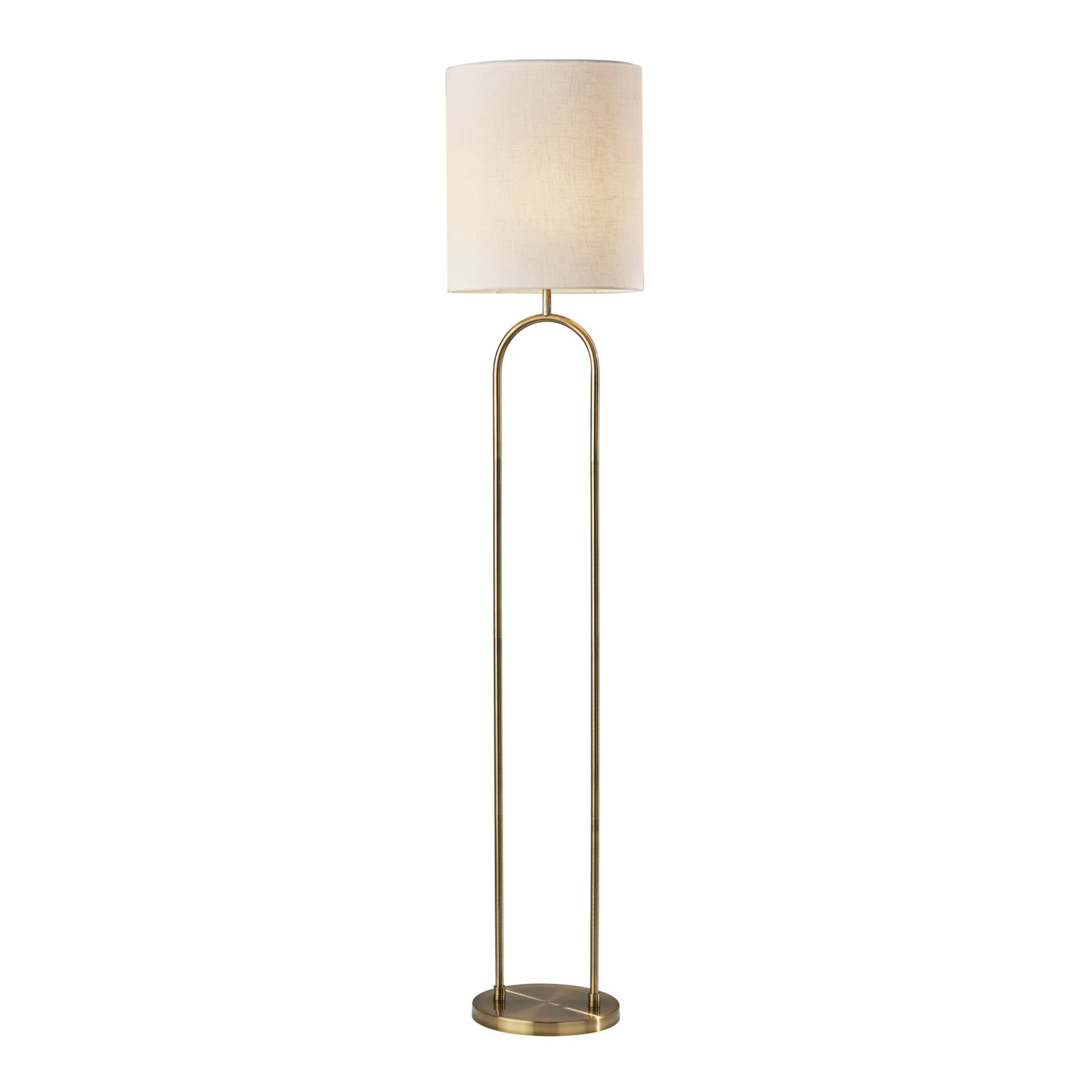 Antique brass arched floor lamp hotsell