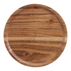 Natural Acacia Wood Appetizer Plate