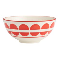 Geometric Contrasting Noodle Bowl