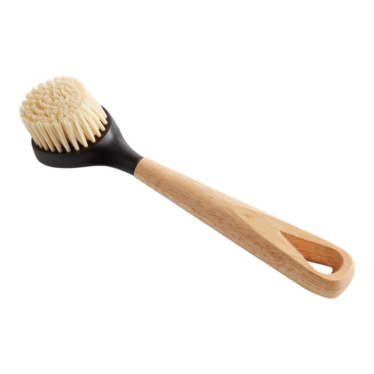 Lodge Durable and Comfortable Nylon Scrubbing Brush for Cast Iron Cookware
