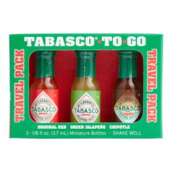 Mini Tabasco To Go Travel Hot Sauces 3 Pack