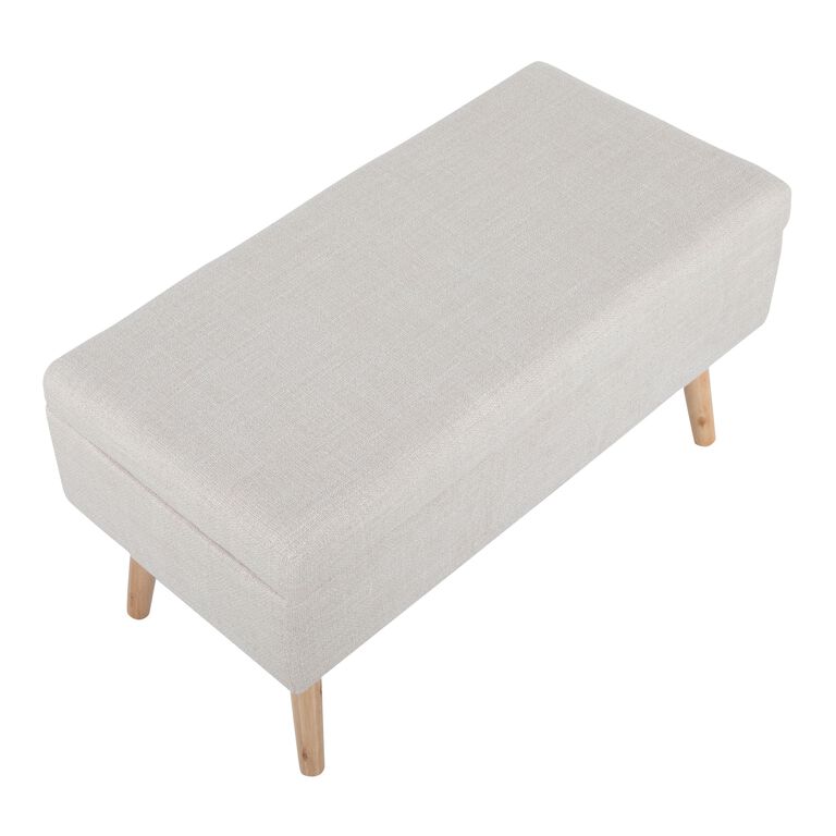 Tulare Upholstered Storage Bench image number 4