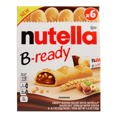 Nutella B-Ready Wafer Cookies 6 Count Nutella B-Ready Wafer Cookies 6 Count