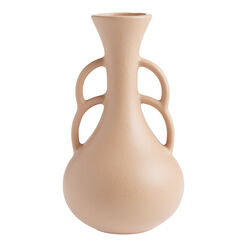 Colosseum Tan Ceramic Vase