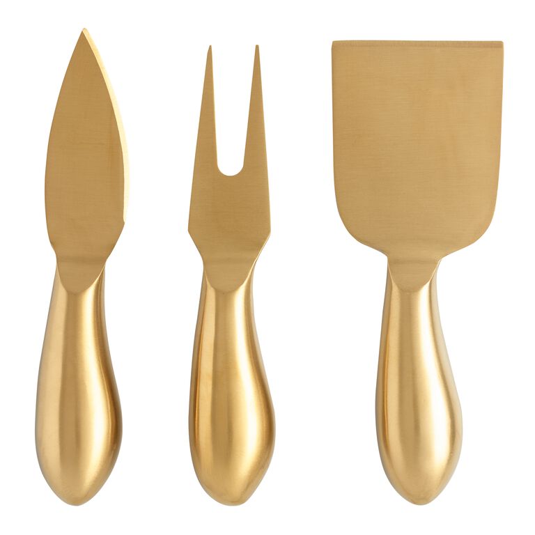 Helms Gold Cheese Knives Set of 3 + Reviews