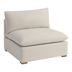 Weston Sand Pillow Top Modular Sectional Armless Chair