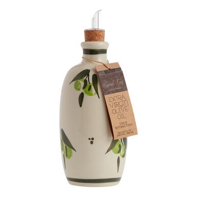 Beneoliva Extra Virgin Olive Oil in Painted Ceramic Bottle Beneoliva Extra Virgin Olive Oil in Painted Ceramic Bottle