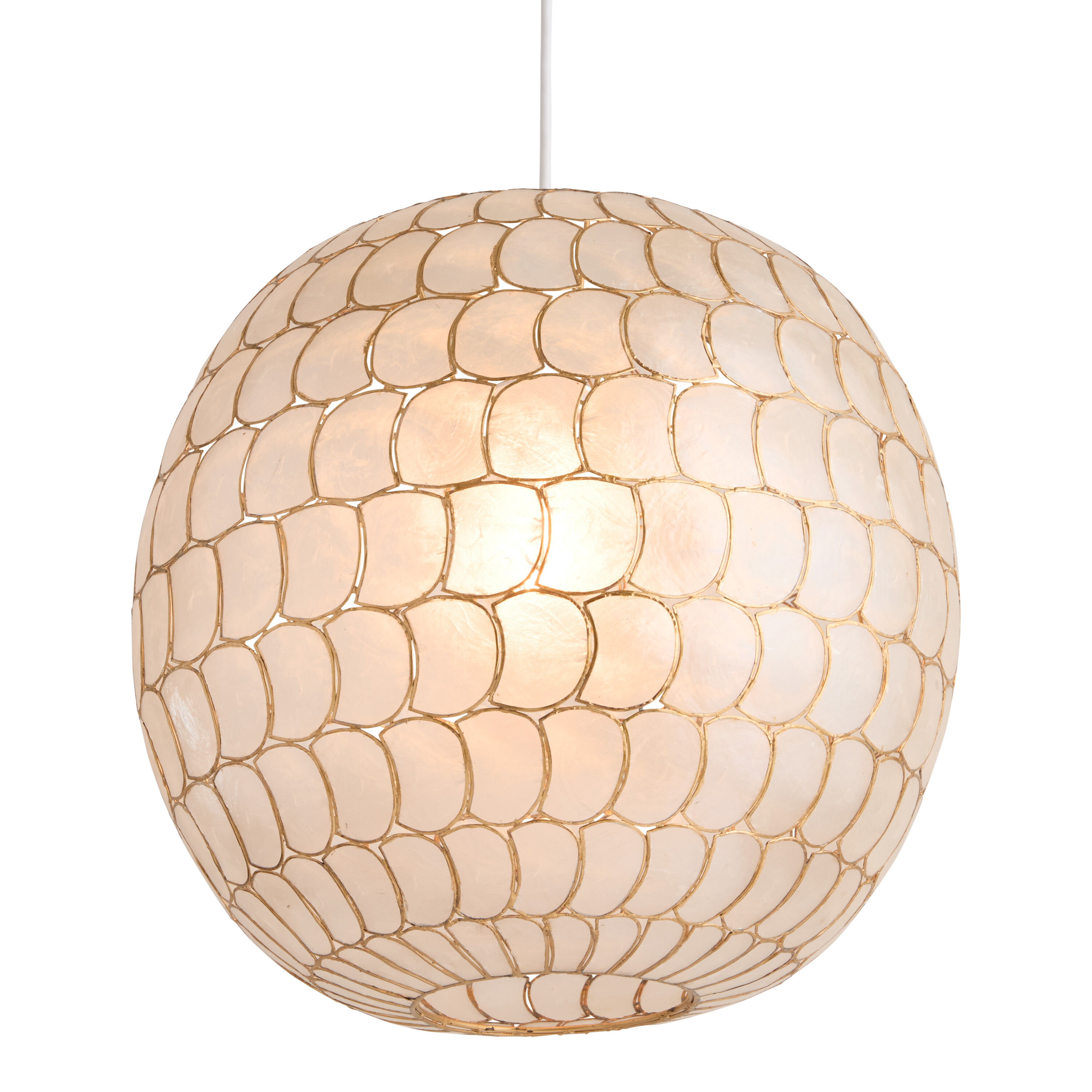 Capiz globe light hotsell