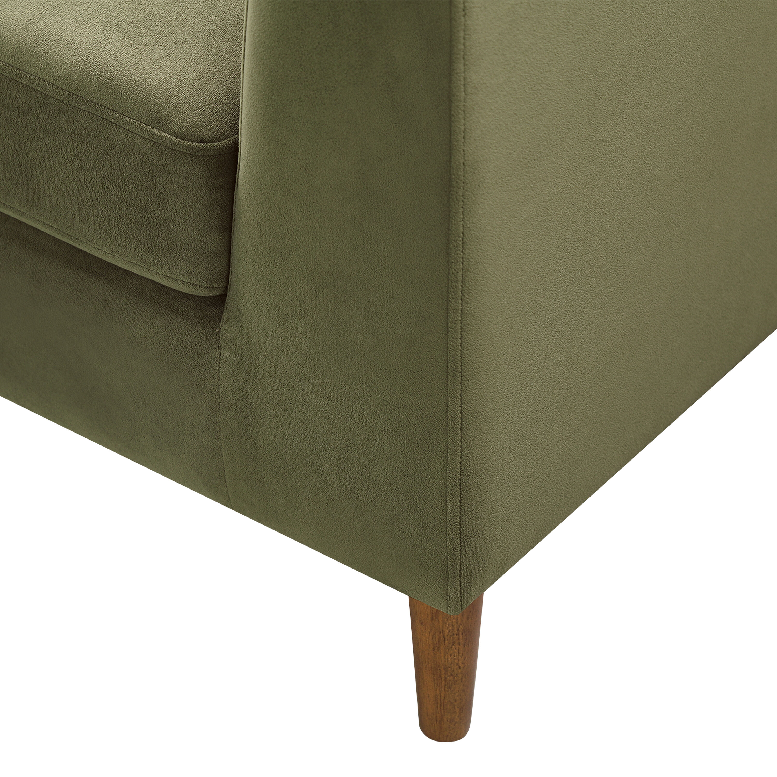 Green velvet couch world market discount