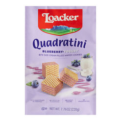 Loacker Quadratini Blueberry Yogurt Wafers