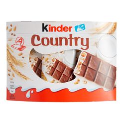 Kinder Country Milk And Cereal Chocolate Bar 9 Pack