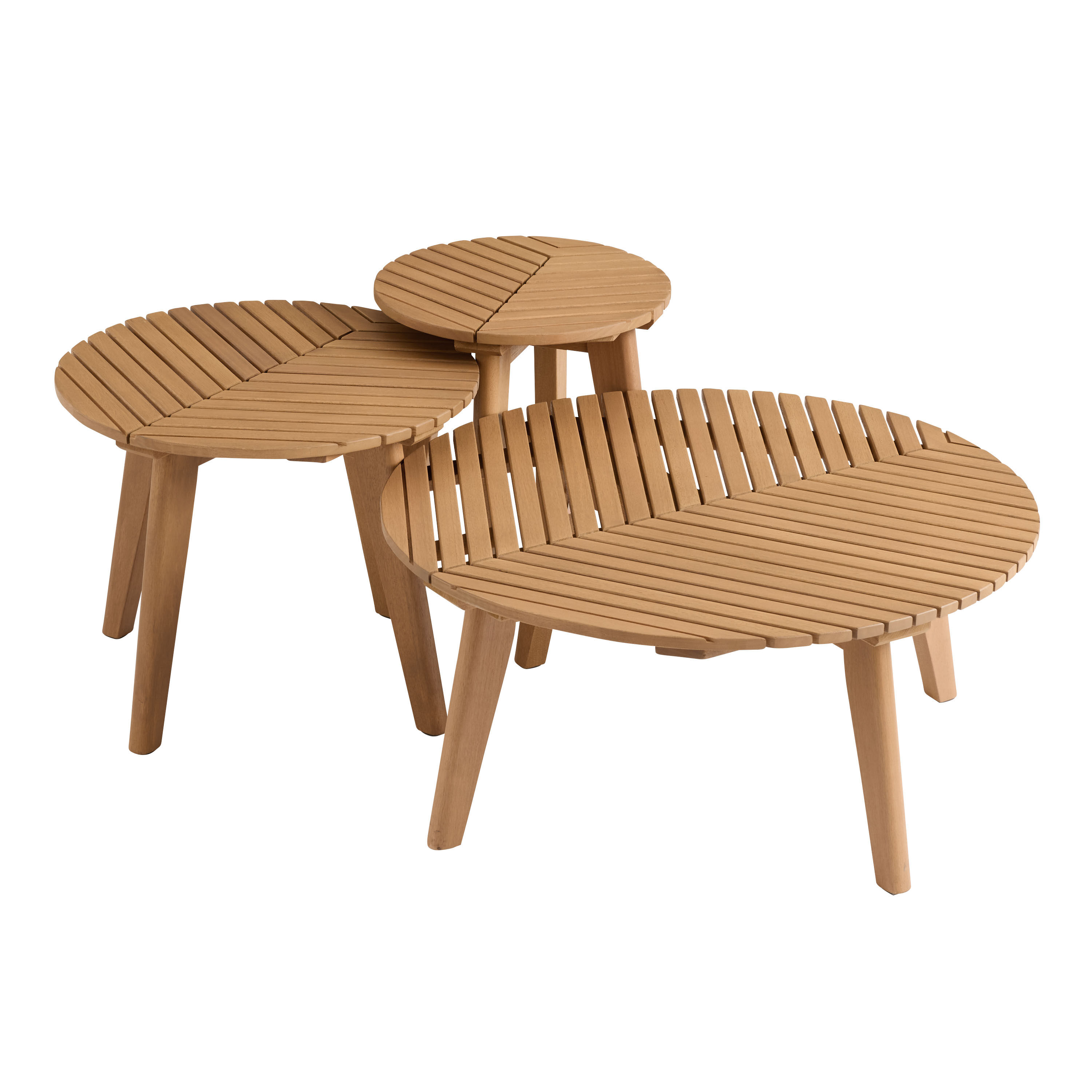 Grace Bay Eucalyptus Wood 4 Piece Outdoor Furniture Set image number 3