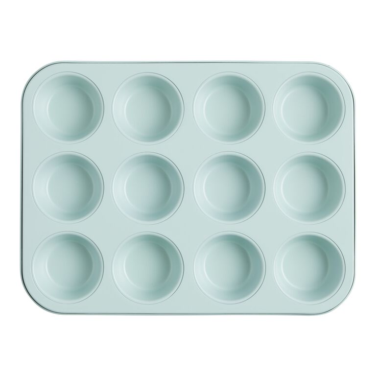 GreenLife Ceramic Nonstick Muffin Pan, Navy