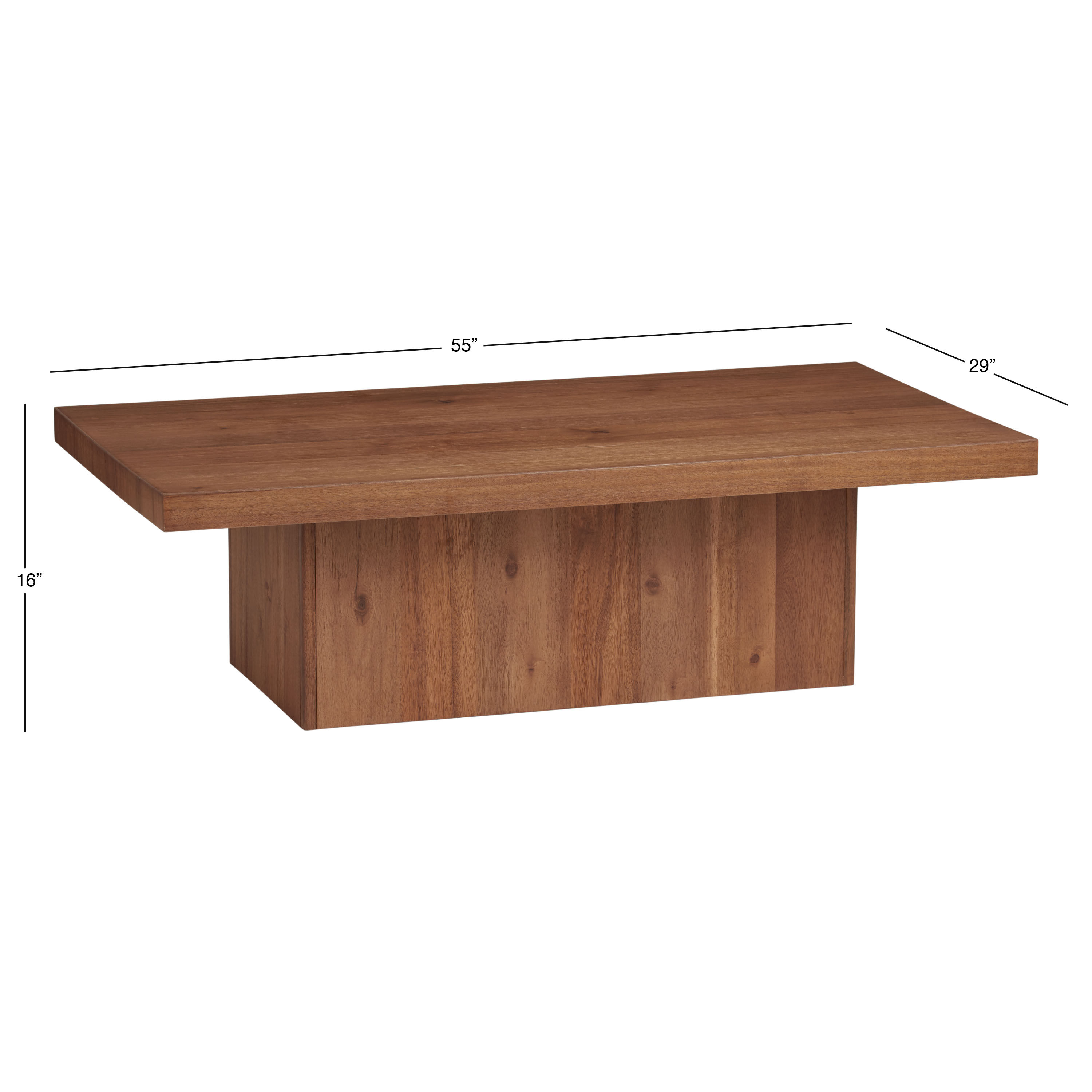 Pascal Acacia Wood Coffee Table by World Market