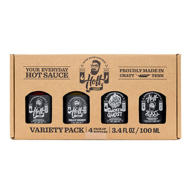 Hoff's Mini Classic BBQ and Hot Sauce Variety Gift Set 4 Pack Hoff's Mini Classic BBQ and Hot Sauce Variety Gift Set 4 Pack