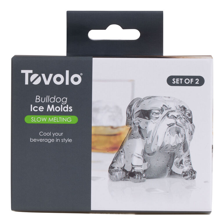 Tovolo Bulldog Ice Molds, Set of 2