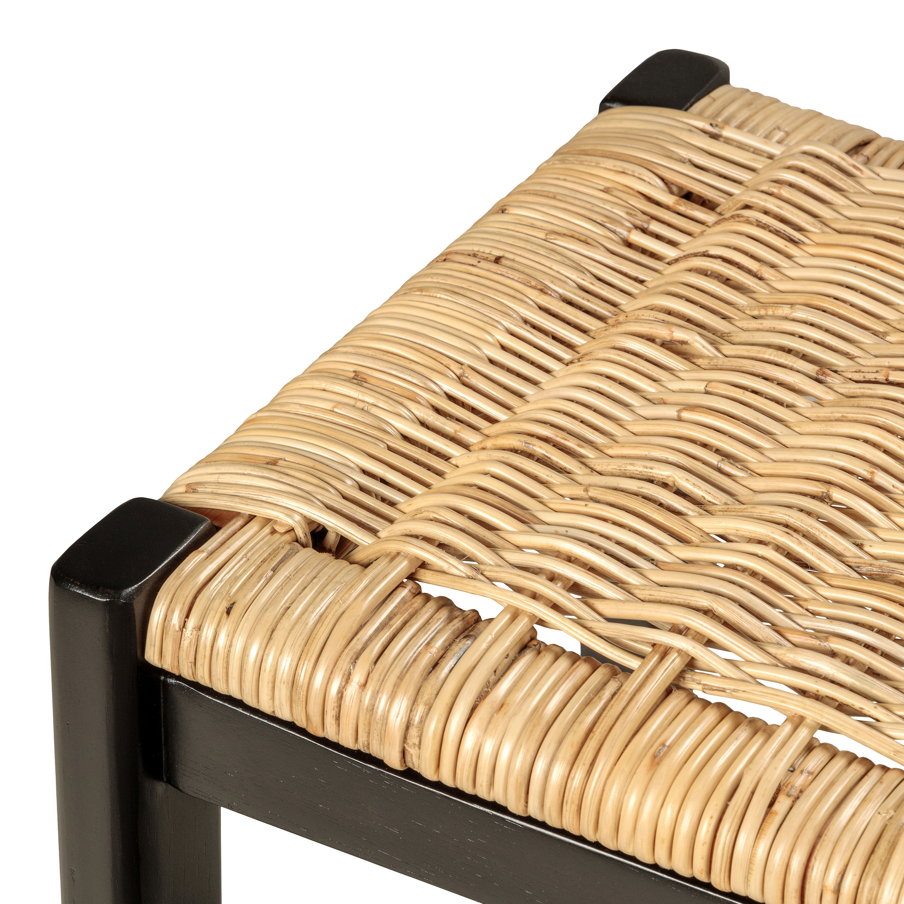 Rattan backless bench clearance