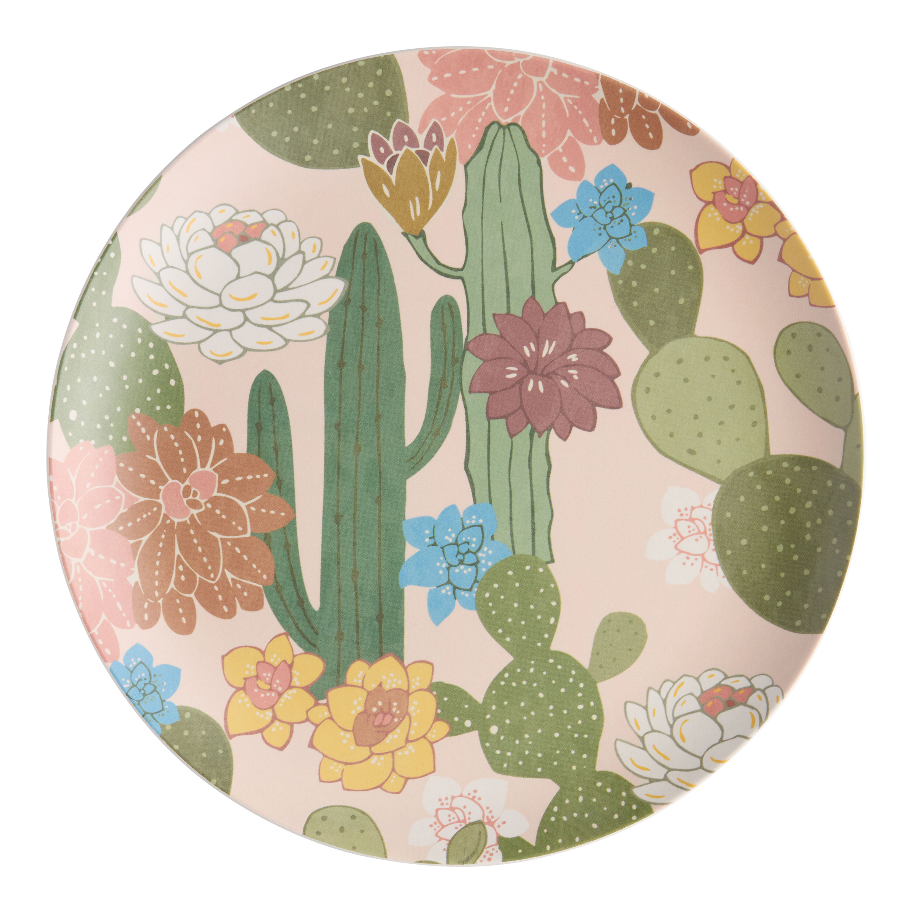 Blush Desert Cacti Melamine Dishware Collection image number 1