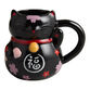 Lucky Cat Figural Ceramic Mug image number 0