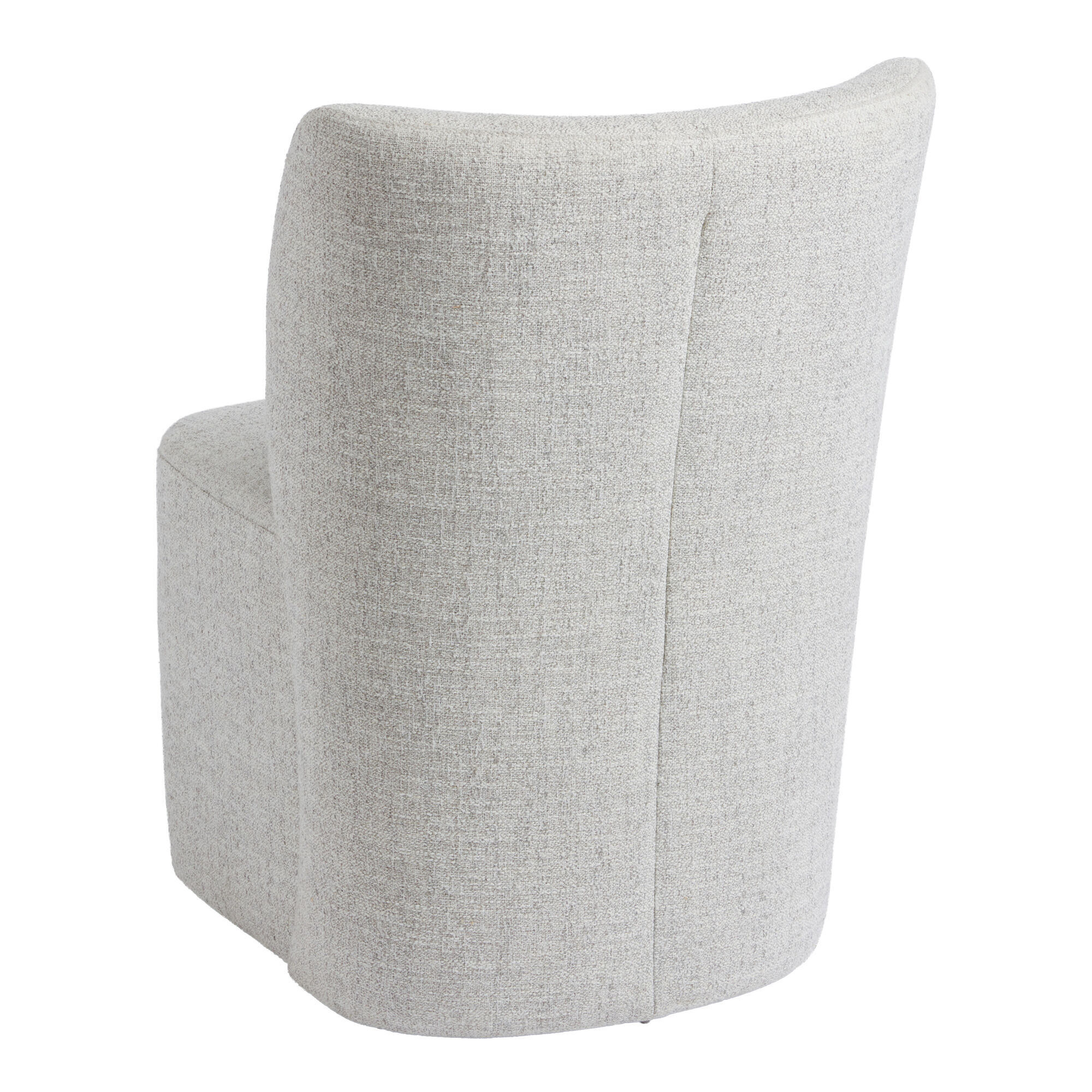 Upholstered rolling best sale dining chairs