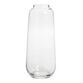 Tall Clear Glass Full Body Contemporary Vase image number 0