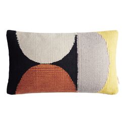 Woven Circles Indoor Outdoor Lumbar Pillow