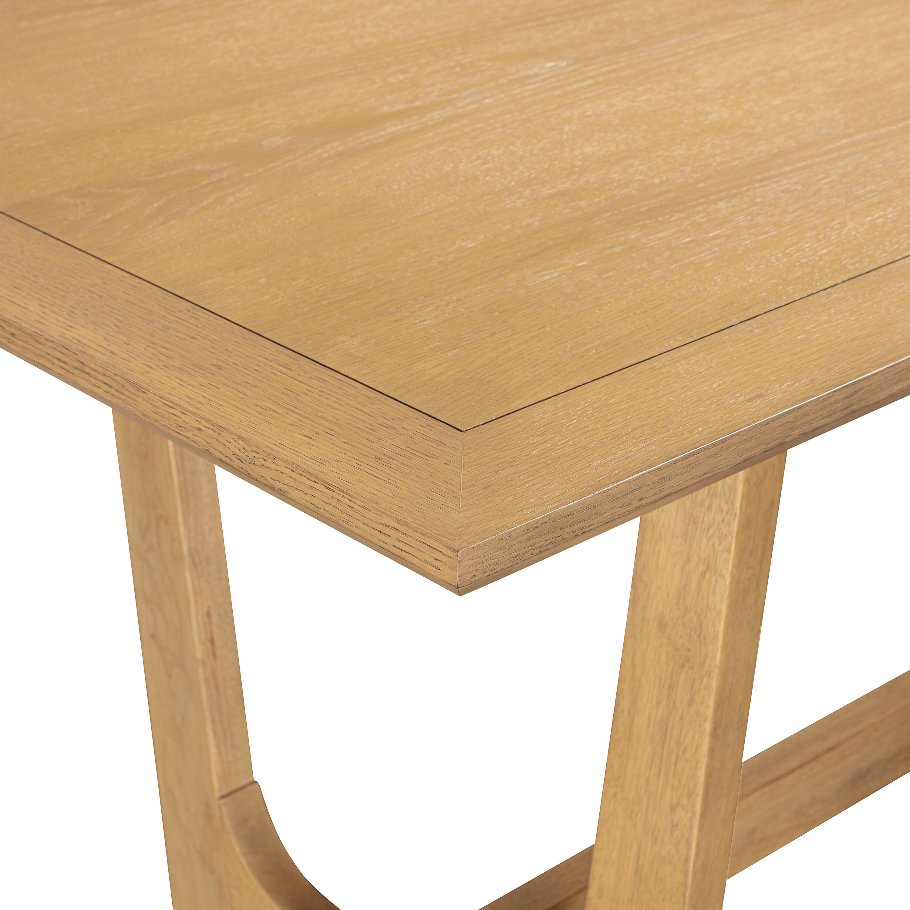 Arbor Wood U Base Trestle Farmhouse Dining Table image number 4