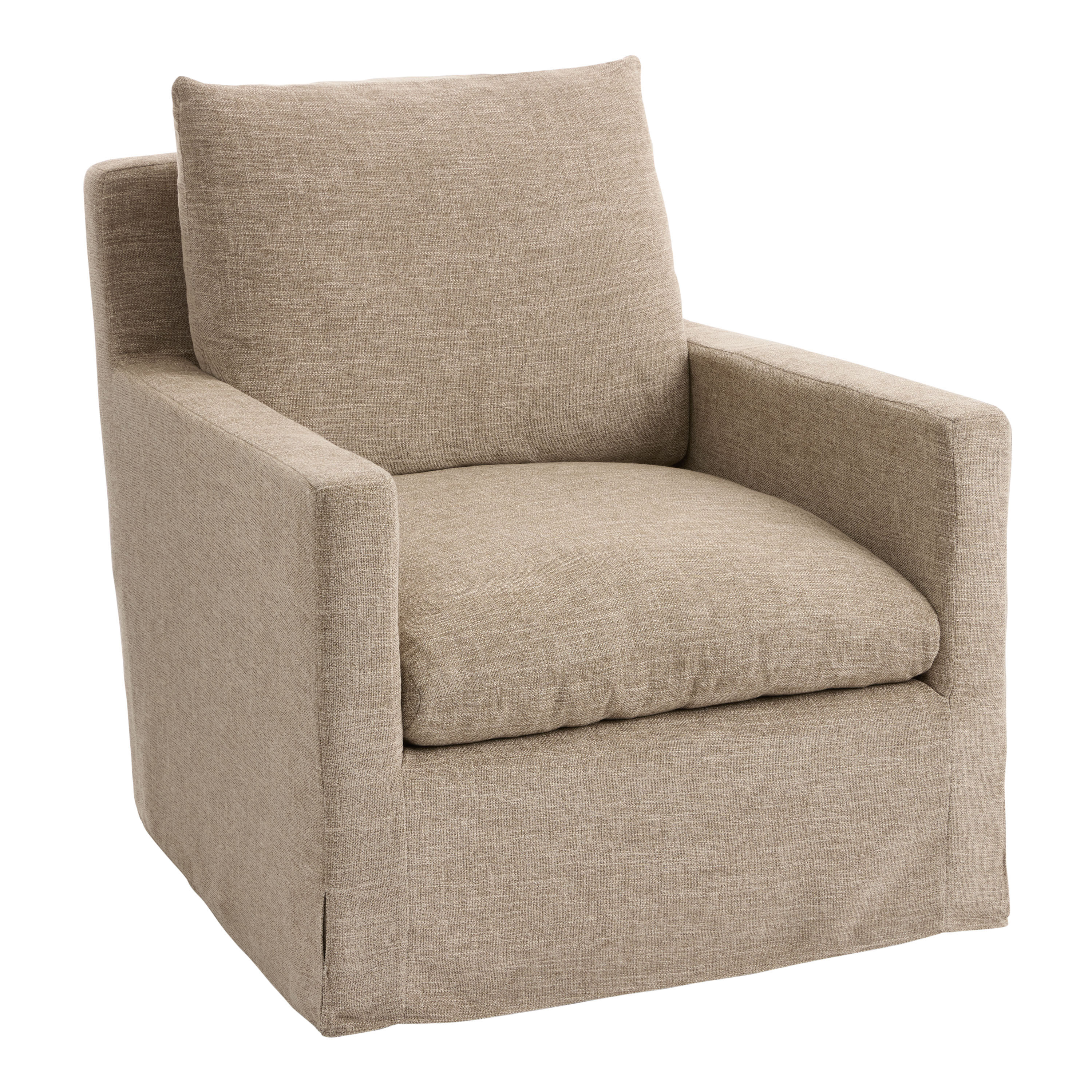 Brynn Feather Filled Swivel Chair image number 0