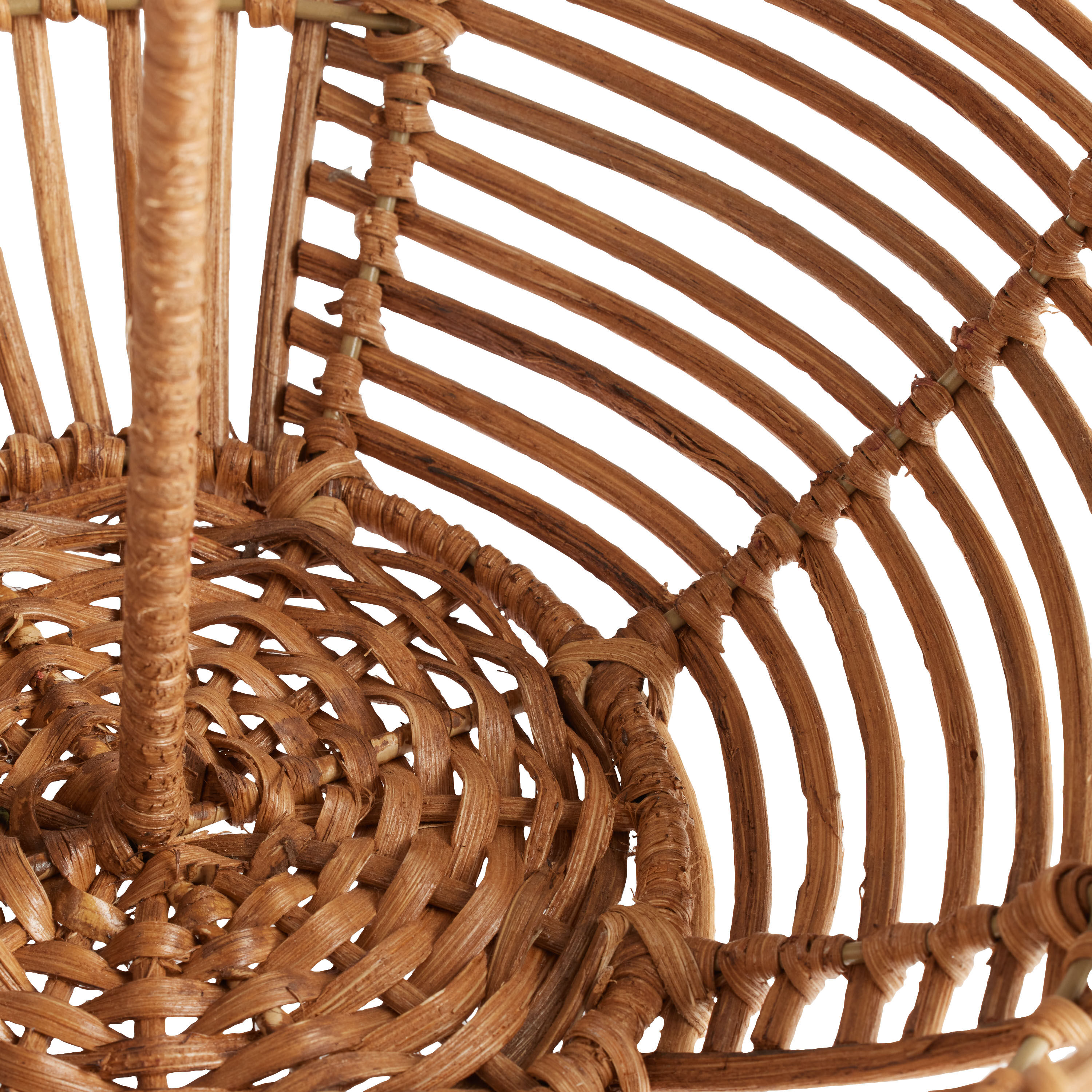 Rattan hanging fruit basket on sale