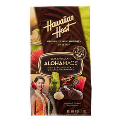 Hawaiian Host Dark Chocolate Covered Macadamia Nuts Bag