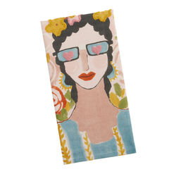 Whimsical Lady Kitchen Towel