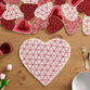 Red And White Heart Beaded Placemat image number 1