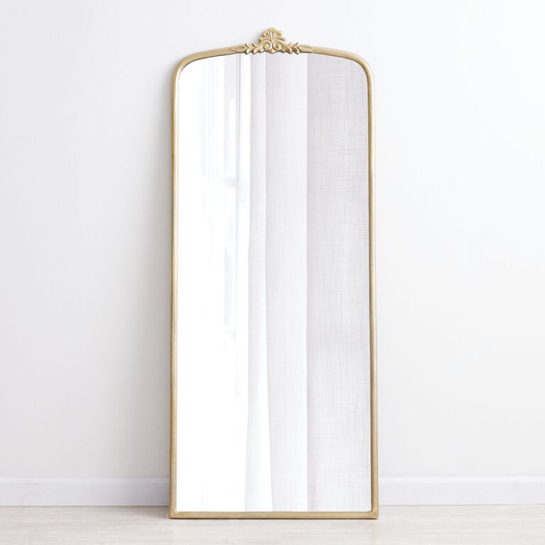 Metal Vintage Style Leaning Full Length Mirror image number 1